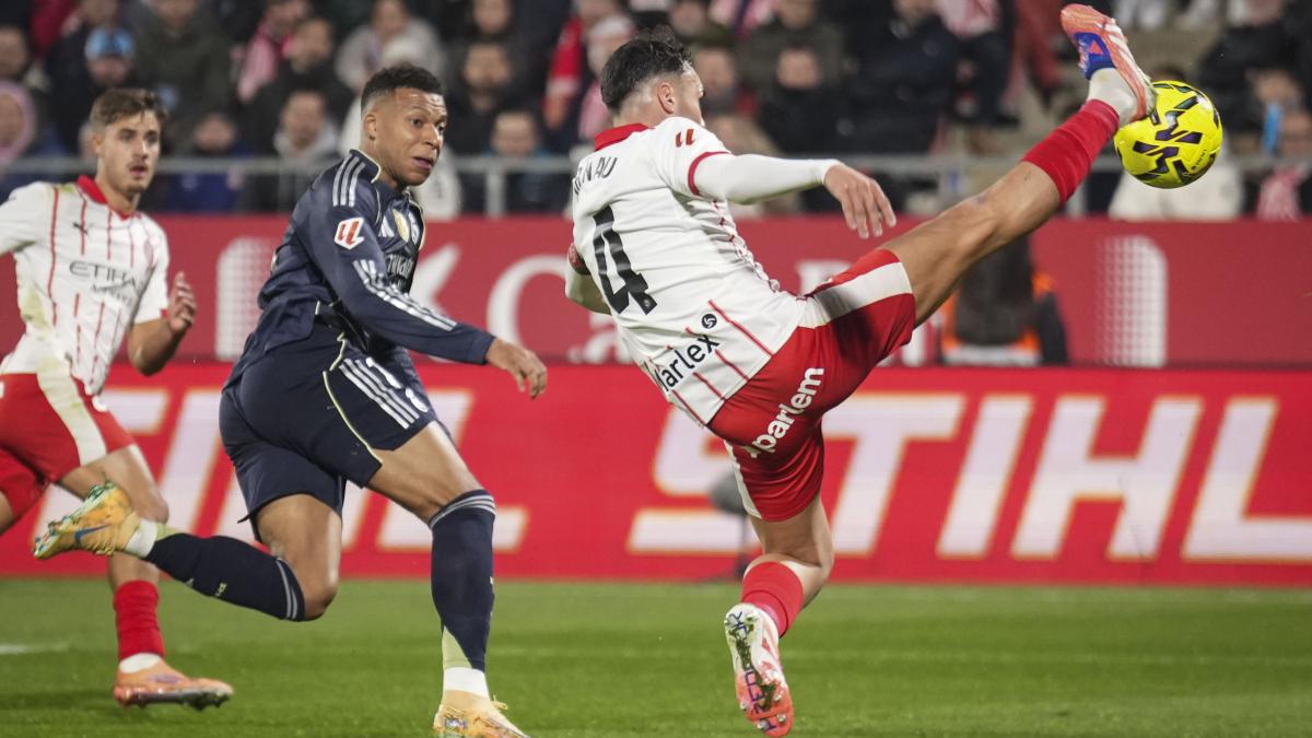 Liga : malgré un but de Mbappé, le Real est accroché à Girona