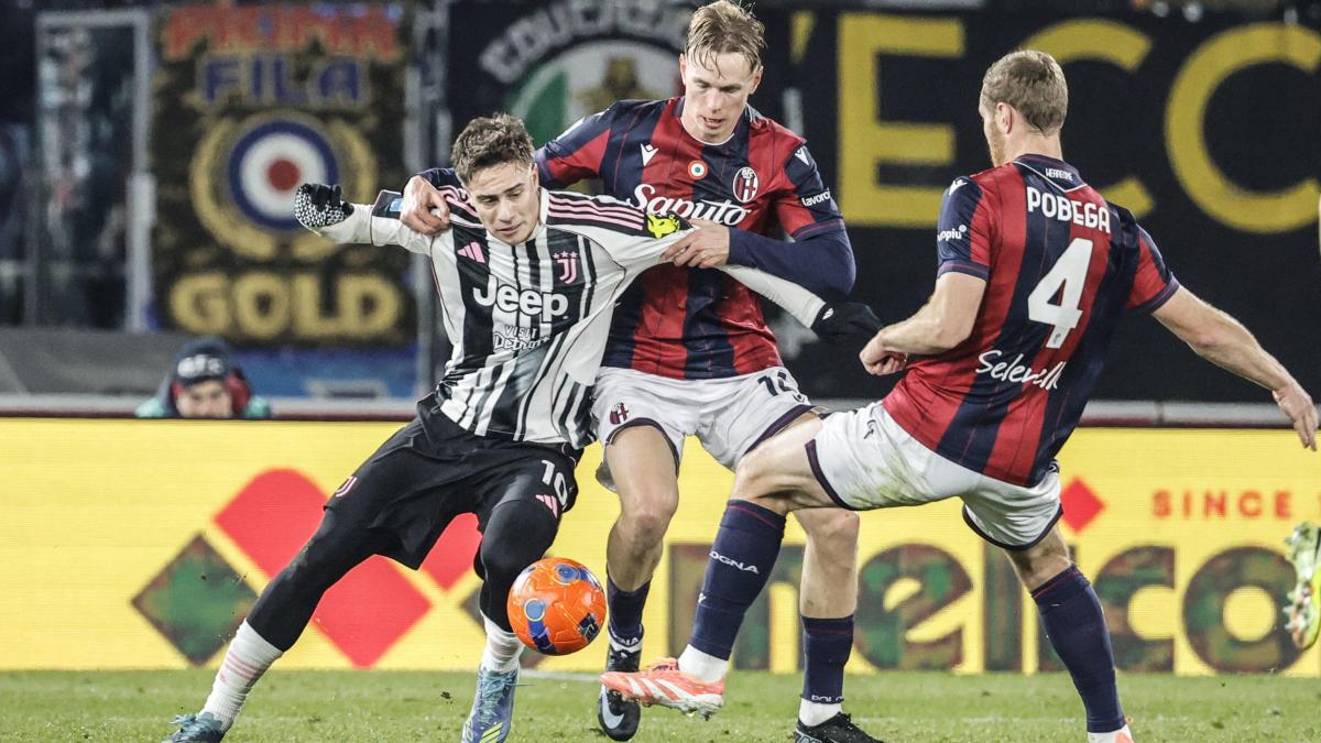 Serie A : Juventus s’impose à Bologne et reste au contact du top 4