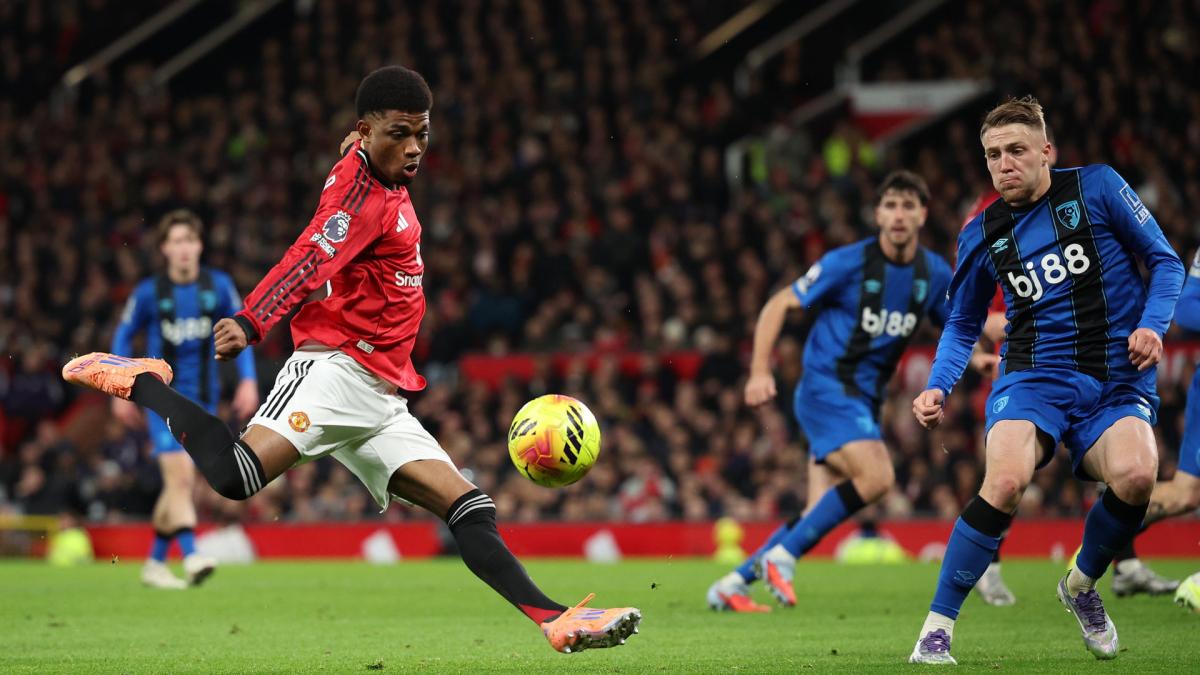 Premier League : Manchester United accroché par Bournemouth dans un match complètement fou