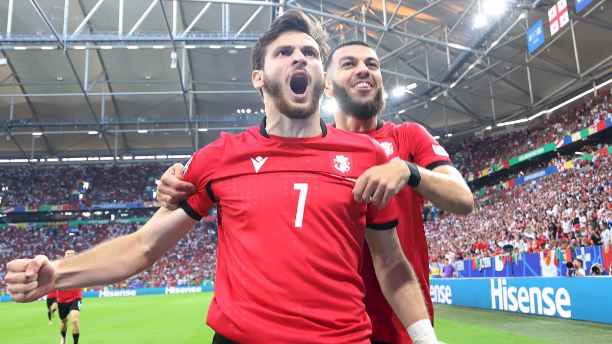 Khvicha Kvaratskhelia, nouveau capitaine de la Géorgie