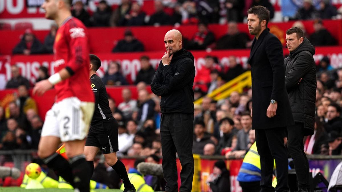 Manchester City : la réaction accablée de Pep Guardiola après l’humiliation dans le derby