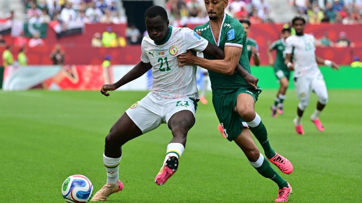 Diarra puts Senegal in front against Belgium — photo: Foot Mercato