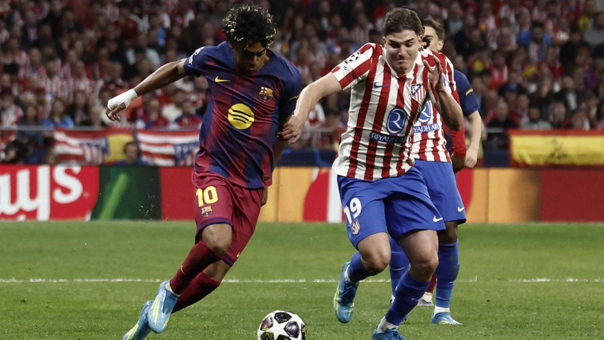 Barça :  premier contact entre Flick et Julián Álvarez