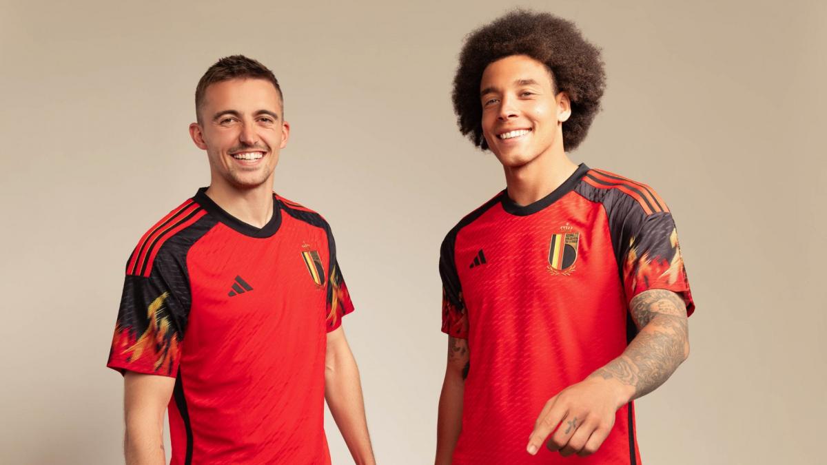 Le nouveau maillot domicile de la Belgique pour le Mondial 2022 au Qatar