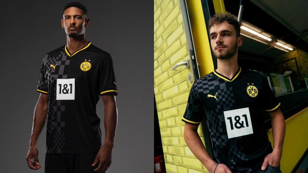 Le Borussia Dortmund présente son nouveau maillot extérieur 2022-2023