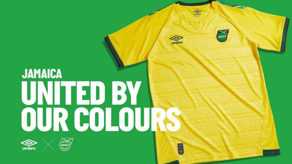 umbro jamaica football shirt