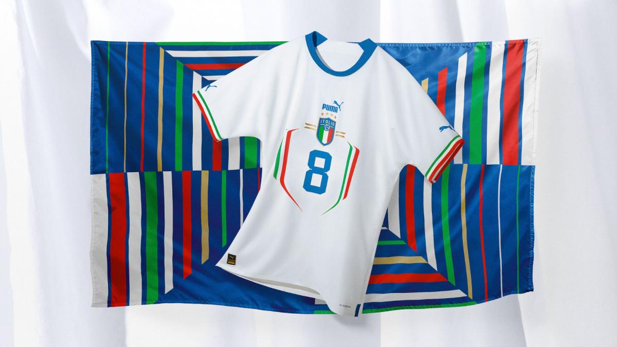 La nuova maglia esterna dell'Italia di PUMA