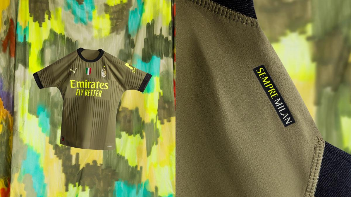 Le nouveau maillot third 2022-2023 de l'AC Milan
