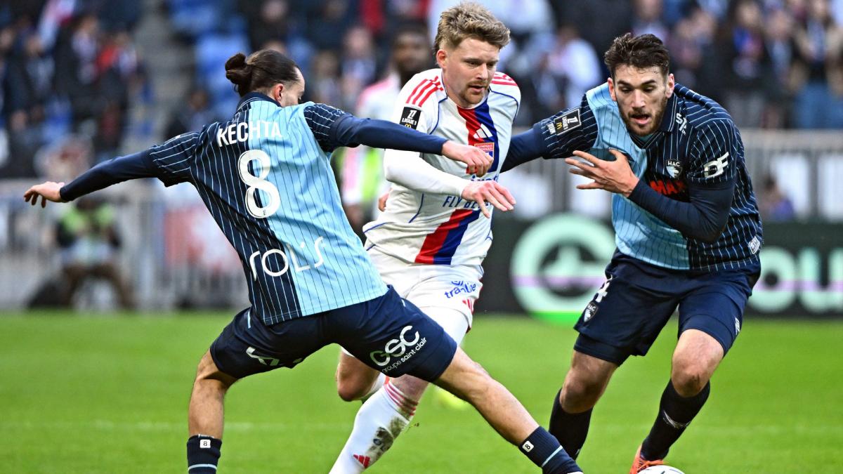 Ligue 1 : l’OL s’en sort bien contre Le Havre et remonte à la 5e place