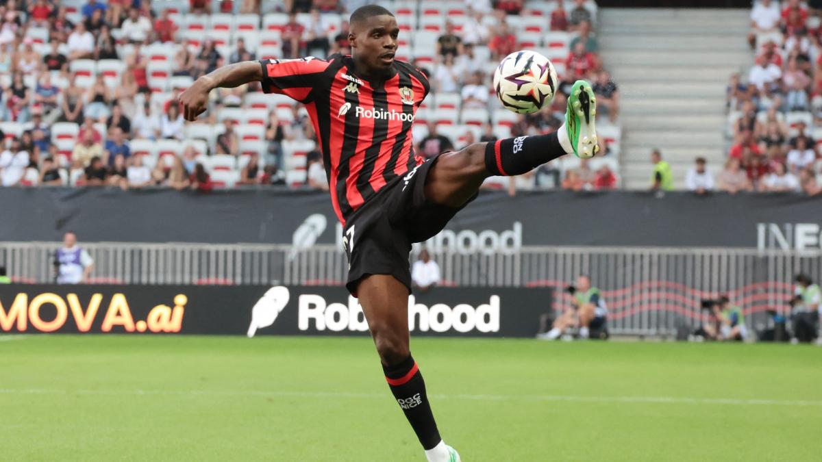 Nice : Nkounkou exprime sa déception après la défaite contre Lyon