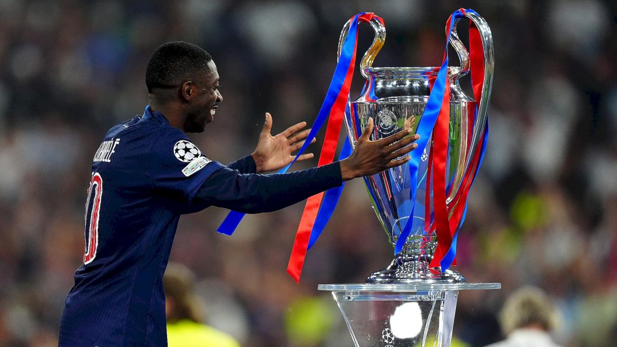 Ousmane Dembélé avec le PSG