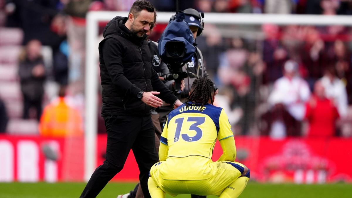 Tottenham : Roberto De Zerbi s’est complètement troué pour sa grande première