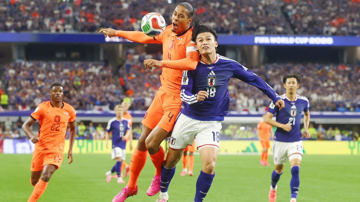 Duel entre les Pays-Bas et le Japon lors du groupe F du Mondial 2026