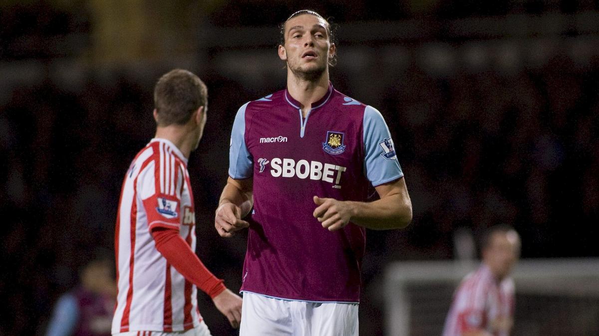 Andy Carroll avec West Ham