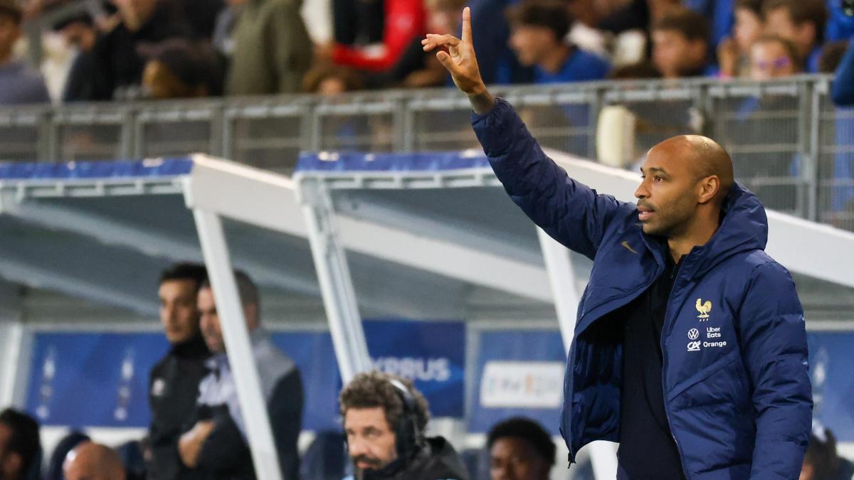 EdF Espoirs : la réaction froide de Thierry Henry au tacle de Michel Der Zakarian