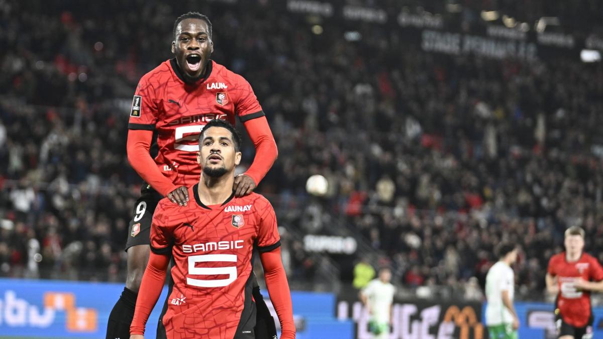 Rennes se relance enfin et détruit Saint-Etienne