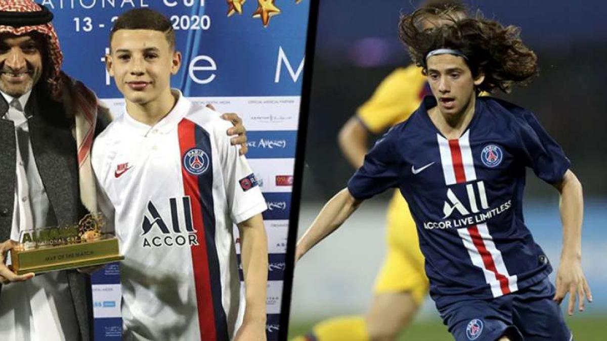 Le Psg Decouvre Avec Bonheur Les Jeunes Attaquants Ismael Gharbi Et Ilyes Housni