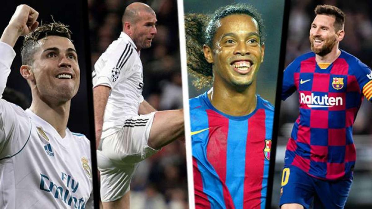 Les Deux 11 De Legende Du Clasico Vintage Real Madrid Fc Barcelone