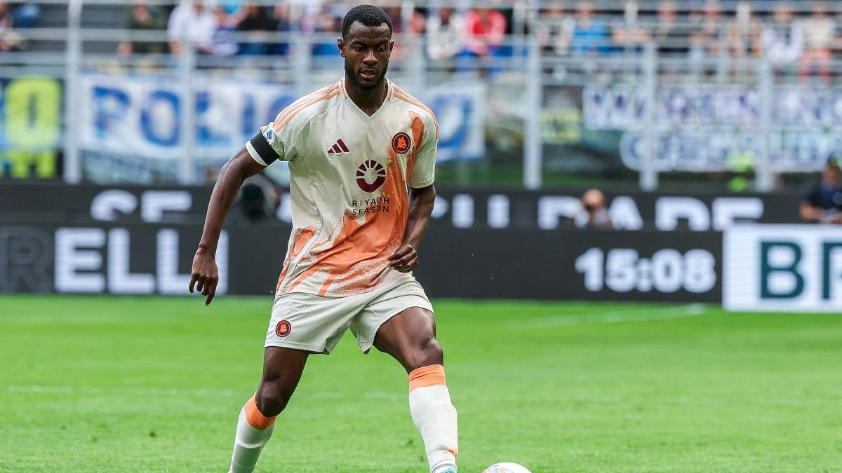 Lens-Rome : Evan Ndicka est sorti sur blessure