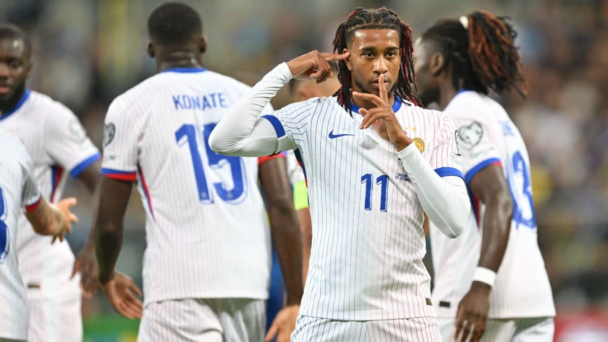 France-Islande : la boulette d’Olise qui provoque l’ouverture du score des Islandais