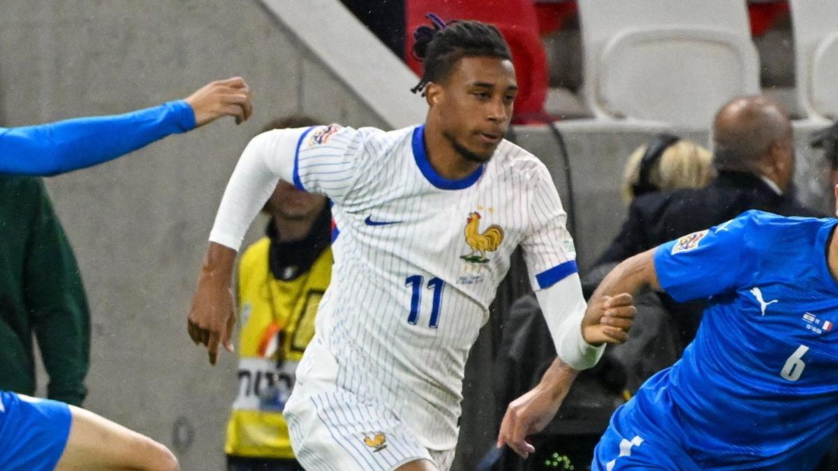 Israël - France : Didier Deschamps juge le match compliqué de Michael Olise (1/1)