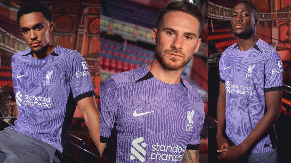 Le maillot third de Liverpool pour la saison 2023-2024