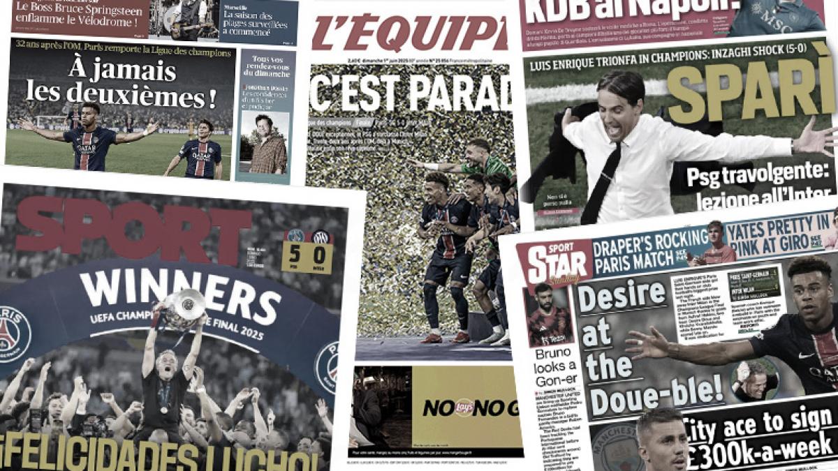 La presse européenne est à genoux devant le phénomène Désiré Doué, l’Inter Milan se fait fracasser après l’humiliation