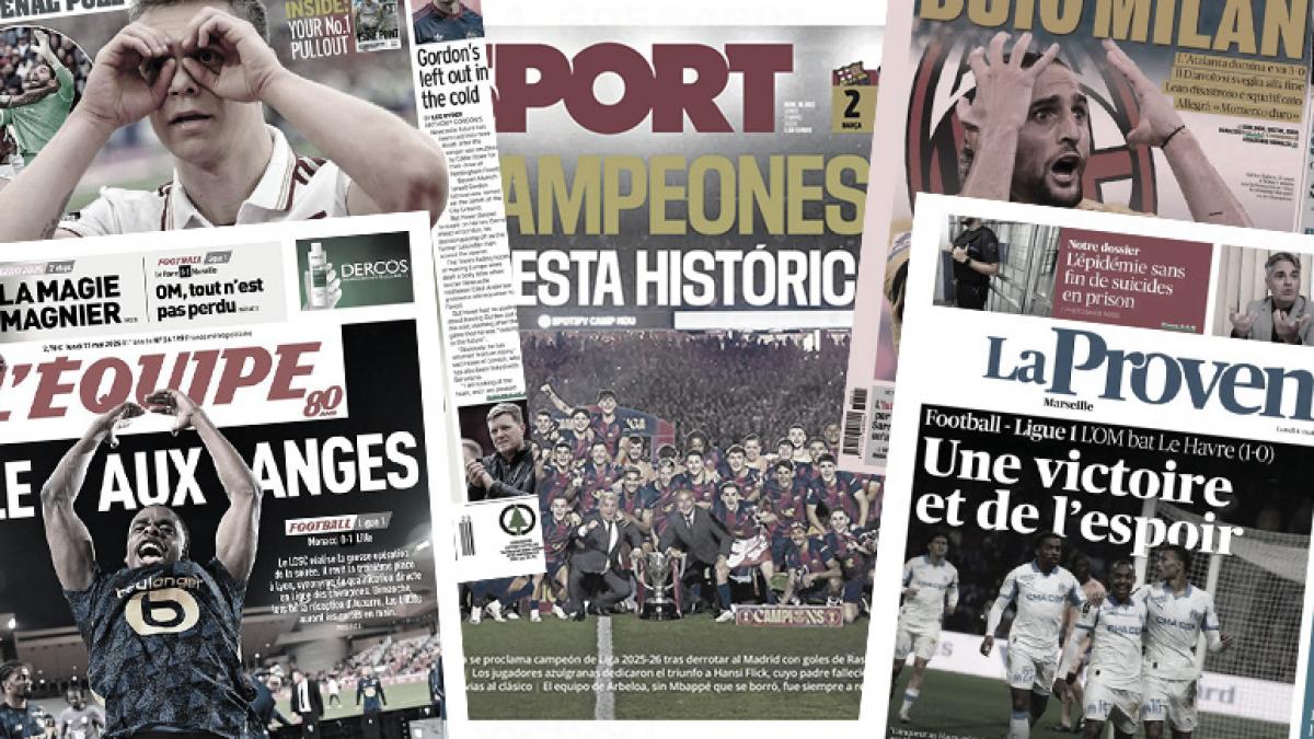 La prensa catalana disfruta de la desgracia del Real Madrid, Vinicius Jr es criticado en España