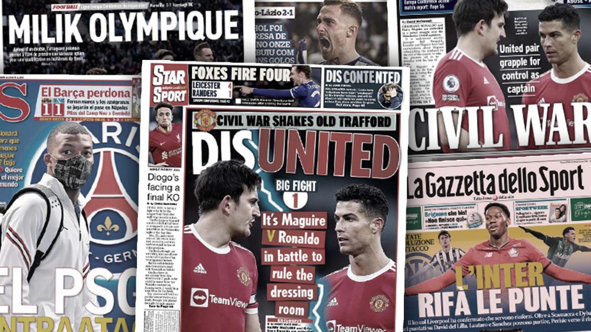 Inter want to offer themselves a crack of Ligue 1, Cristiano Ronaldo and  Harry Maguire in full war for the captaincy - HealthFit and Sports