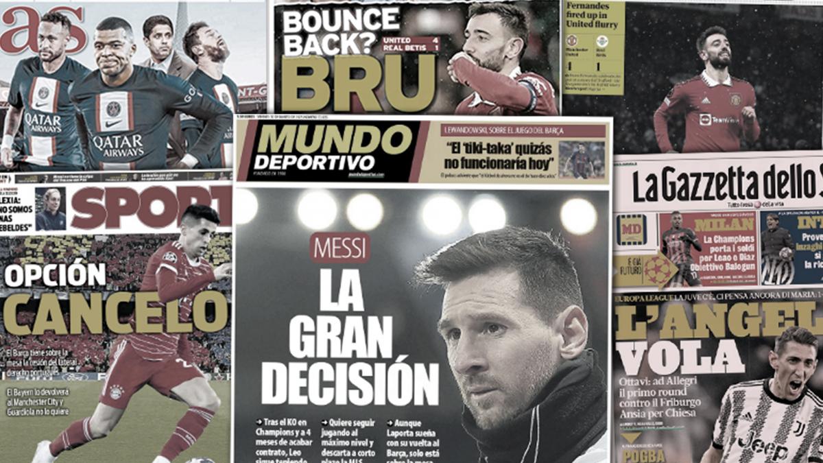 La decisión de Messi sobre su futuro sacude a España, el Barça se lanza a la batalla por Cancelo
