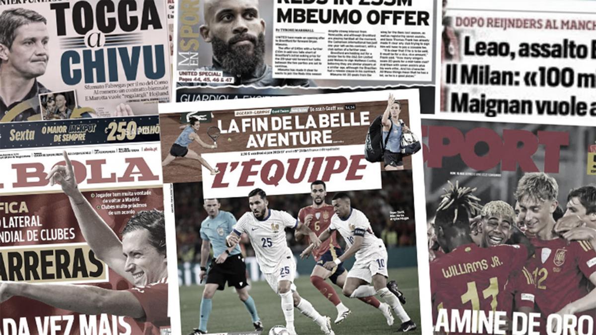 Rayan Cherki a choqué la presse, le Bayern Munich s’attaque à Rafael Leão