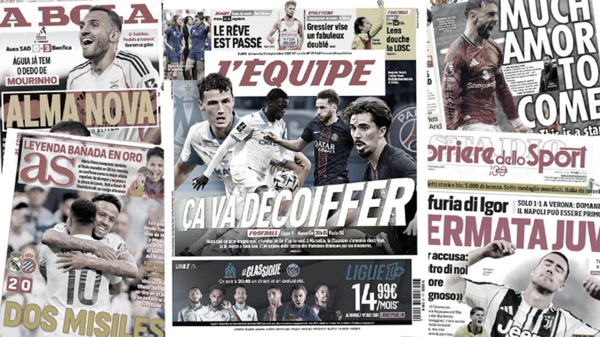 Le Classique OM-PSG déchaine la presse française, la pique d’Hansi Flick au Real Madrid concernant le Ballon d’Or