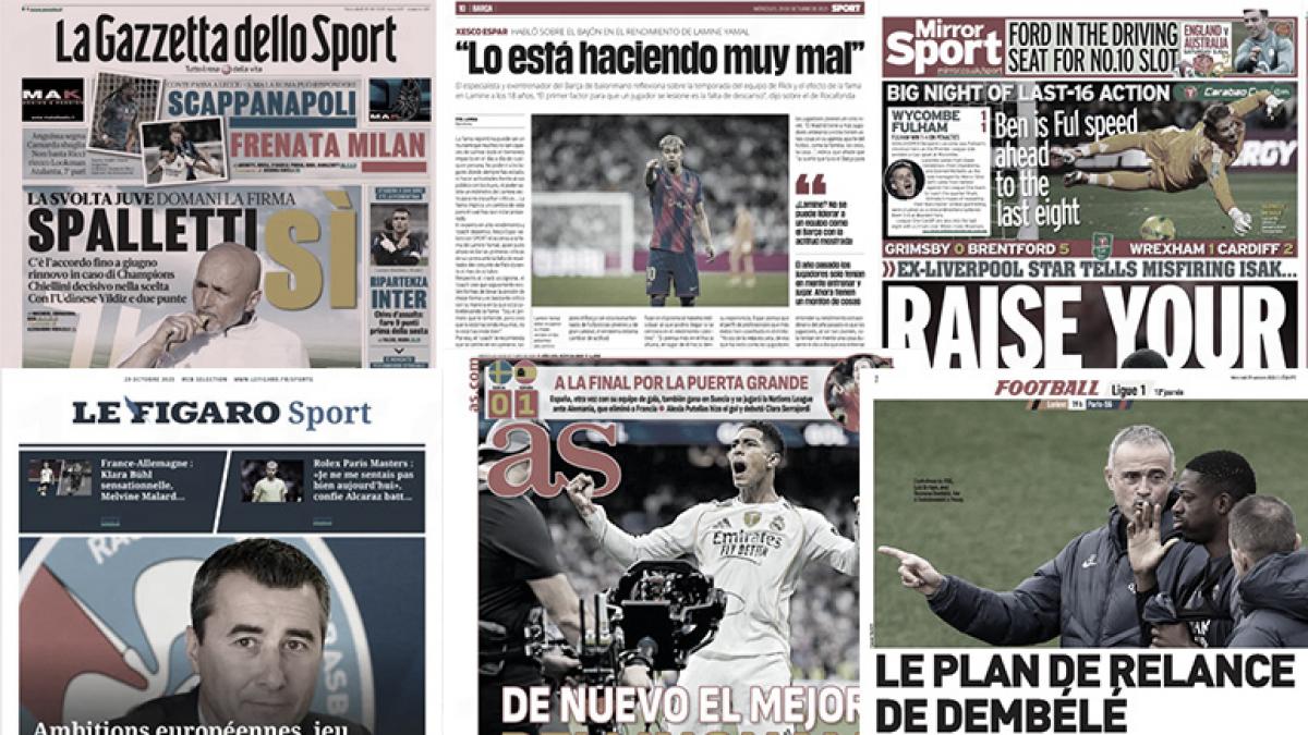 Le Barça reprend la main sur Lamine Yamal, l’Angleterre attristée par la disparition du Boxing Day