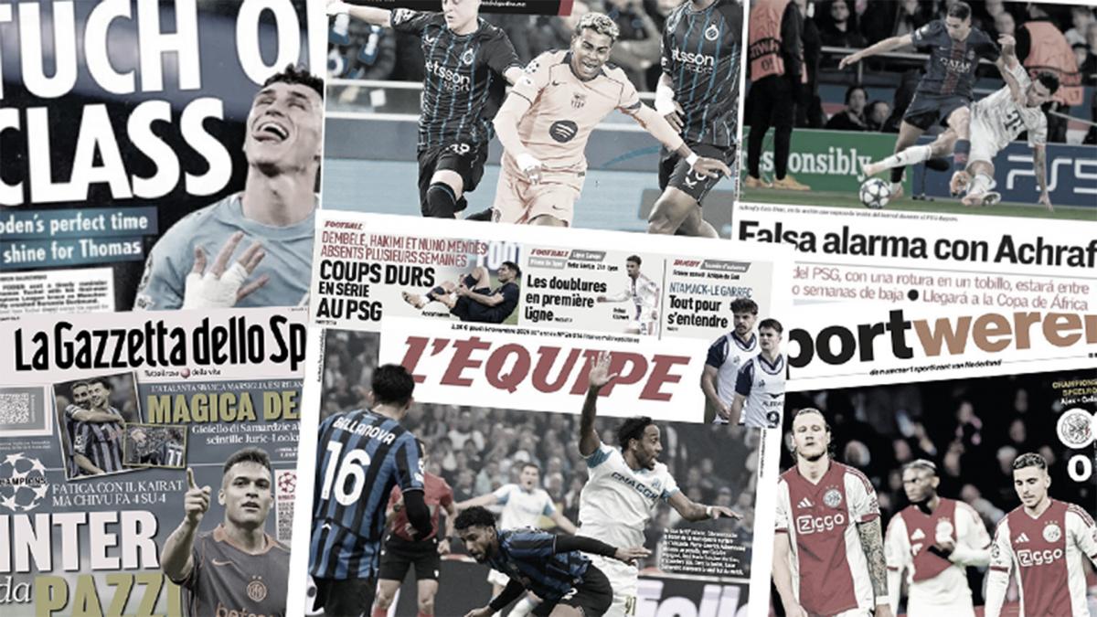 La presse hallucine après le vol de l’Atalanta, les blessés font craindre le pire au PSG