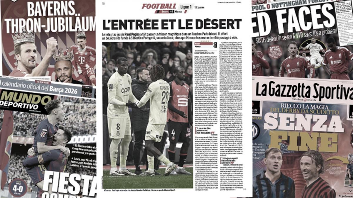 Le retour de Paul Pogba émeut la presse, Liverpool se fait démonter en Angleterre