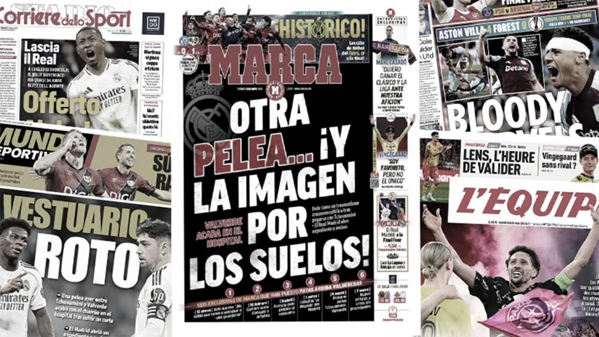 La presse européenne choquée par les incidents au Real Madrid, Manchester United a ciblé le successeur de Bruno Fernandes