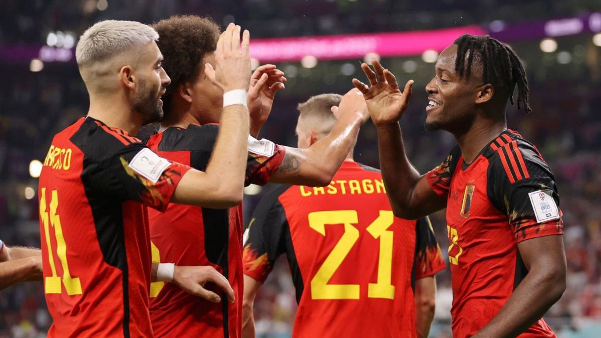 CdM 2022 : la Belgique s'en sort bien face au Canada et prend la tête de sa poule