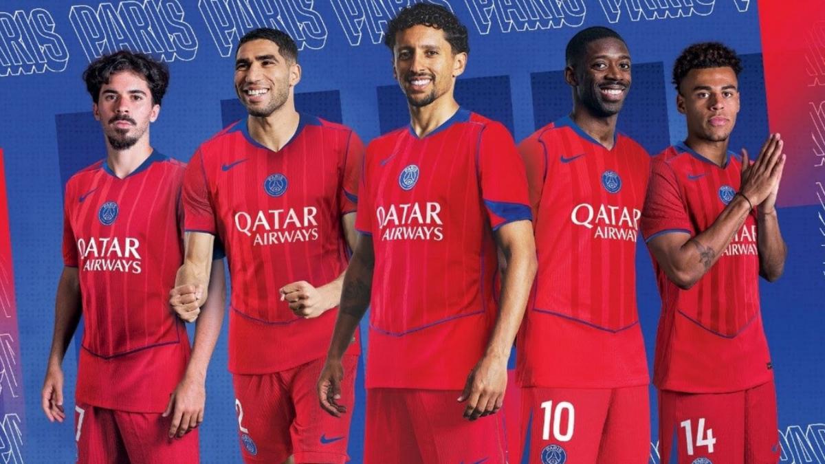 Le PSG dévoile son nouveau maillot third 2025/2026
