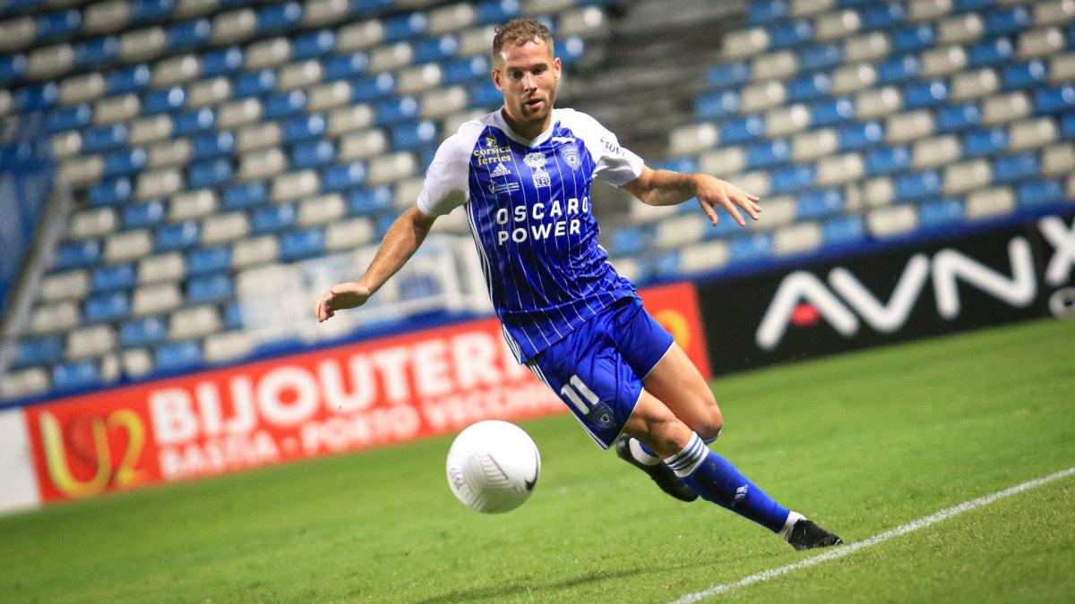 Stephen Quemper avec le SC Bastia