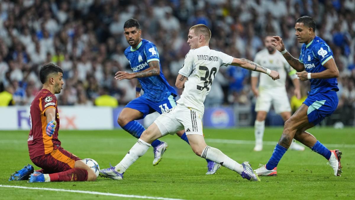 Real Madrid-OM : les notes du match