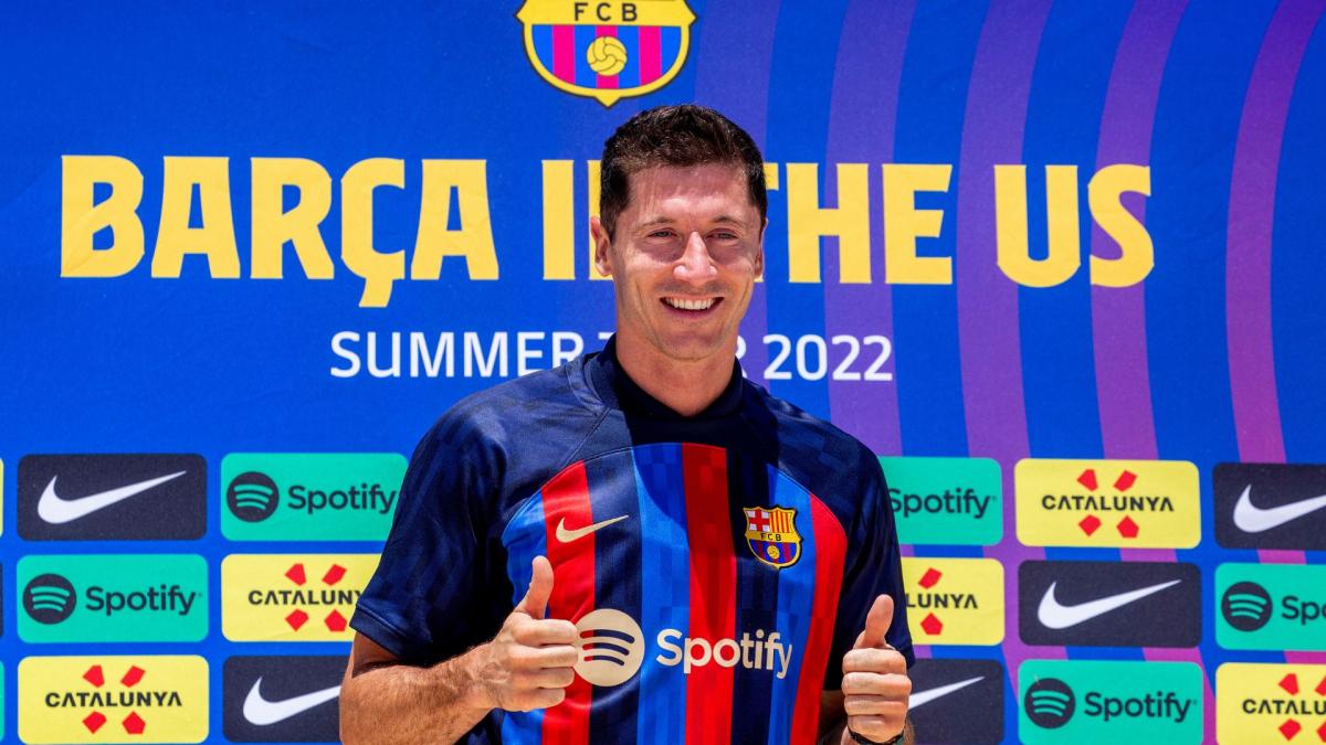 Vidéo : le premier but de Robert Lewandowski au Barça