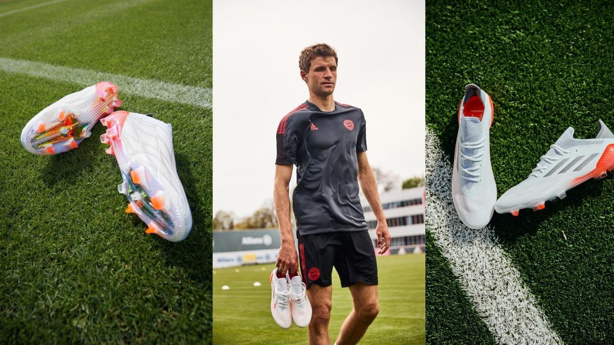 Thomas Muller (Bayern Munich) avec la nouvelle SpeedFlow by adidas