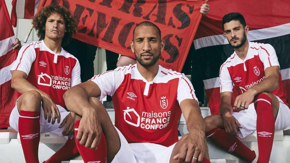 Stade De Reims 2019/2020 (domicile) - Maillot de foot, maillot de foot reims
