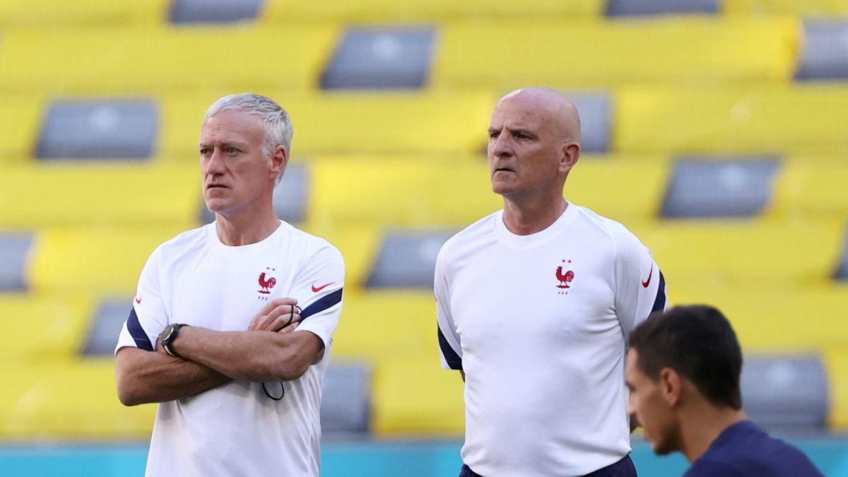 Didier Deschamps and Guy Stéphan
