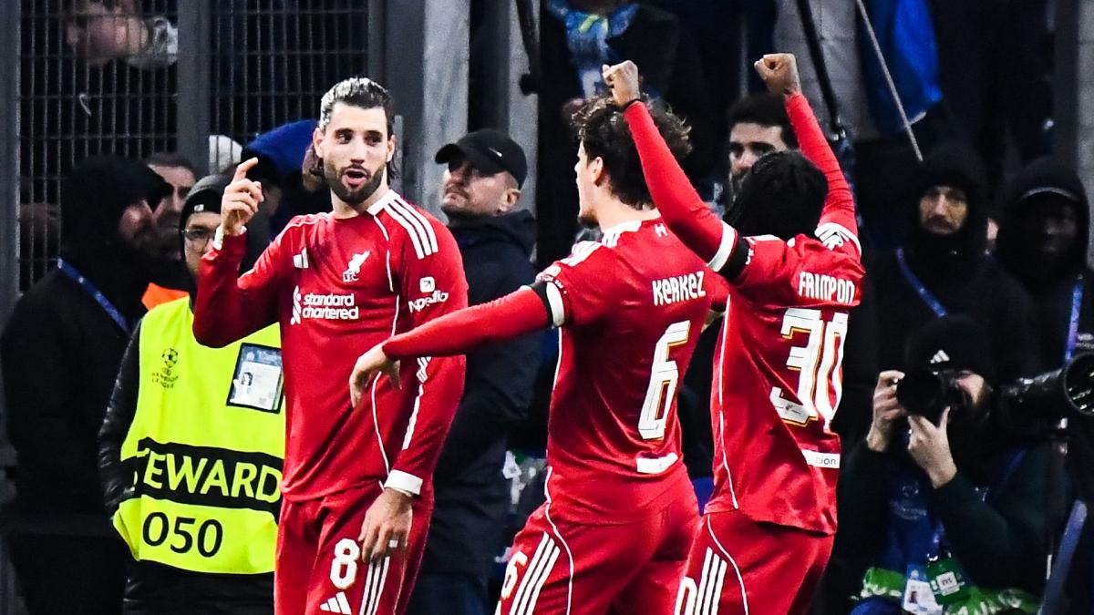 LdC : Liverpool colle un 3-0 à l’OM
