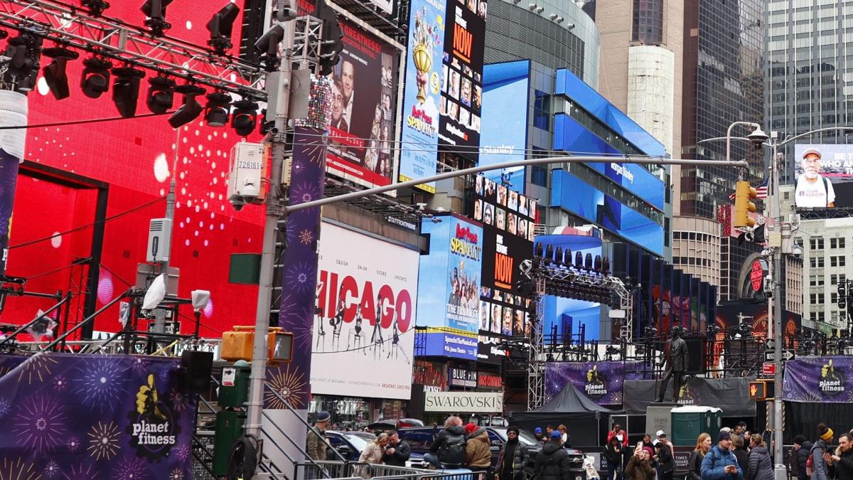 Caen : Seube affiché sur les écrans géants de Times Square