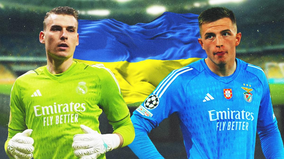 Anatoliy Trubin et Andriy Lunin, les deux gardiens ukrainiens qui sont en train de renverser le football européen