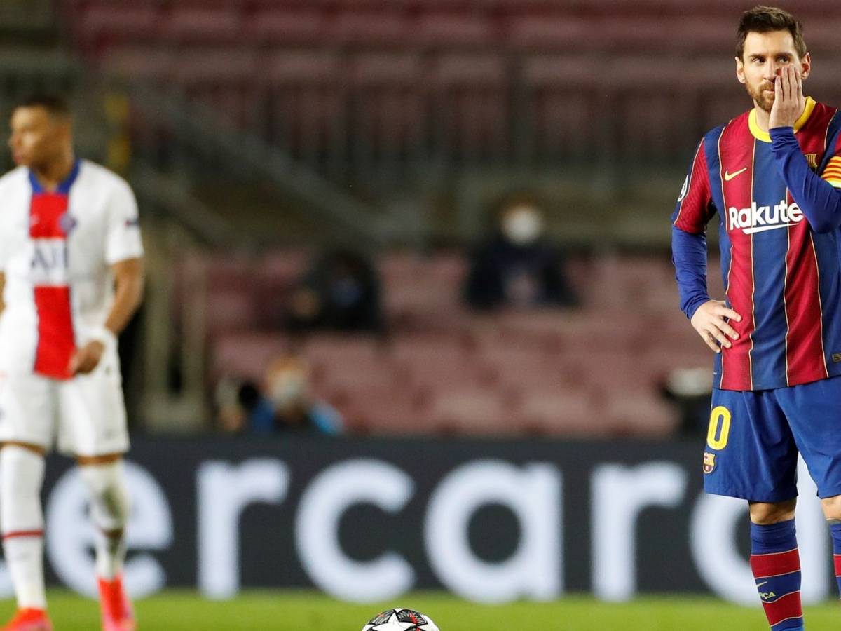 Fc Barcelone Psg Lionel Messi A Decu Face A Kylian Mbappe