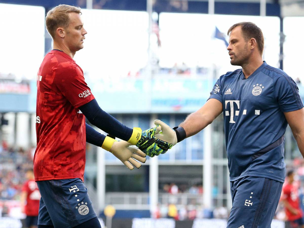 Londres Englândia Outubro 2019 Manuel Neuer Bayern Retratado Antes