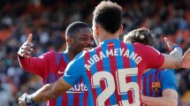 Barça : Pierre-Emerick Aubameyang aimerait qu’Ousmane Dembélé reste 